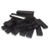 N'icePackaging 8 Qty - Matte Black-Kraft Cotton Filled Gift Boxes