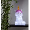 Star Crystaline LED Acrylic Figurine, Acrylic, White, Approx. 15.5 x