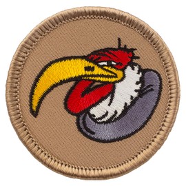 Buzzard Patrol Patch - 2" Diameter Round Embroidered Patch