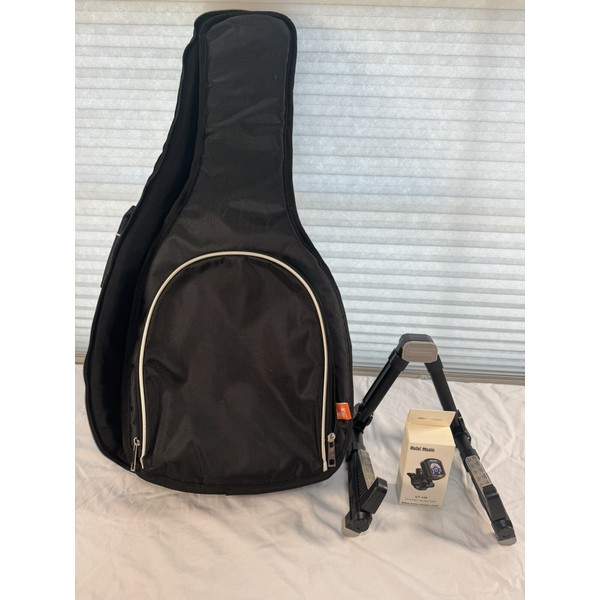Hola Music Ukulele Gig Bag Black Soft Case With Chromatic