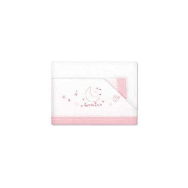 Pirulos A Dormir – Flannel and Cotton Cot Bed Sheets, Pink