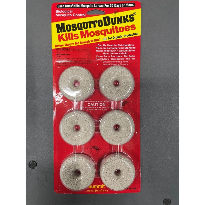 Summit CASE OF 12 Summit Solutions Mosquito Dunks, 6-Pack x