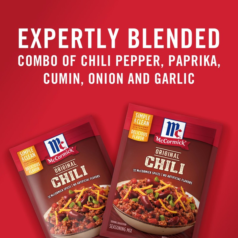 McCormick Original Chili Seasoning Mix, 1.25 oz