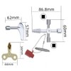 5 PCS Multi-Functional Utility Key Plumbers Tool Set, Square Triangle