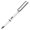 LAMY L19WTB-EF Fountain Pen, Extra-Fine Point, Safari White Black Clip,
