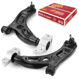 Metrix Premium Chassis Parts - Front Left & Right Lower Control Arm w Ball Joint & Bushing Assembly Kit Fits 11-17 Volkswagen CC, 11-12 Volkswagen Passat CC Mexico, RK622855, RK622854, Made in Europe