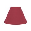 Aspen Creative 58753A, Empire Uno Lamp Shade, Red, 4" Top
