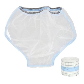 Bath Waterproof Underwear Reusable Unisex Postoperation Incontinence Hemorrhoids Shower Cover For 85‑100kg