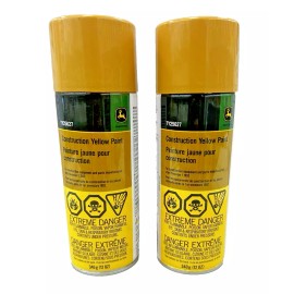 John Deere 2 cans - John Deere Construction Yellow Spray Paint 12oz 1992-Current TY25627