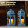 SteadyDoggie Solar Lanterns 2 Pack Blue - Hanging Solar Lights