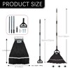 KLHB-YF Commercial Cotton Mop Heavy-Duty Industrial with 2 Replacement Heads