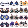 HXINFU 3D Fluffy Sleeping Eye Mask for Kids Cute Light