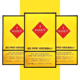 Gray On Jihye Lee Gold Kamut Enzyme G Grain On Kamut Fermentation 3 Boxes / 그레이온 이지혜 골드 카무트 효소 G 그레인온 캬무트 발효 3박스