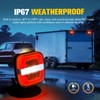 Wireless Trailer Lights Kit, Adjustable Magnetic Towing Lights with Brake