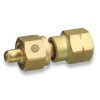 Western Enterprises Brass Cylinder Adapter CGA-350 to CGA-580