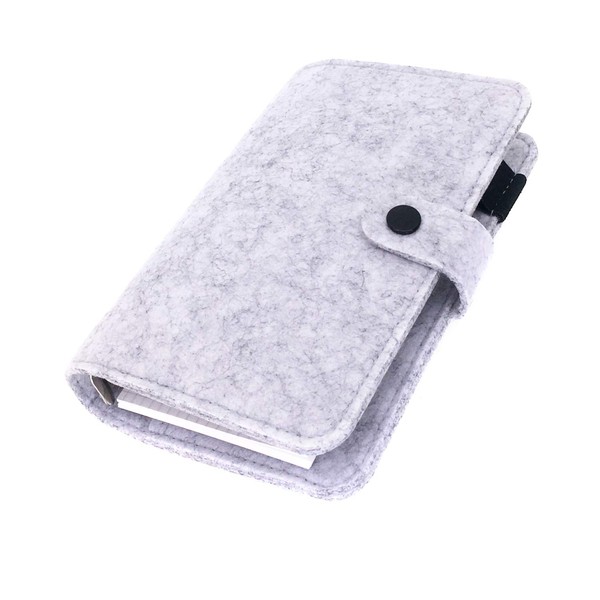 A6/ A5 6-Holes Felt Cover Round Ring View Binder File
