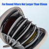 tunghey 8 Pockets Hard Shell Lens Filter Bag Up to
