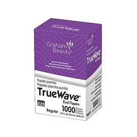 Graham Beauty Salon Truewave Regular Perm End 2.25" x 3.25" Paper 1000 Pcs - HC-56174