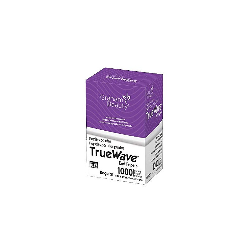 Graham Beauty Salon Truewave Regular Perm End 2.25" x 3.25"
