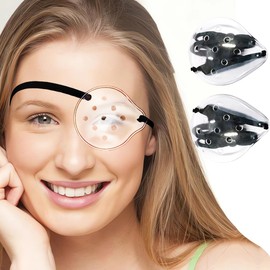 AMZVIO 2pcs Eye Shield After Cataract Surgery,Cataract Eye Shield With Extended Elastic Strap Longer & Wider for Adults,Clear Eye Patch for Sleeping after Surgery