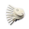 TPM Go 9pcs Folding Comb Lock Pick Set Rake Picking