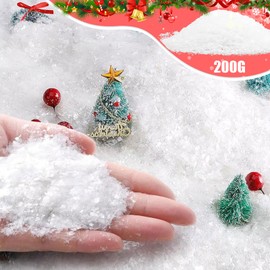 Snow Powder, Artificial Snow, Instant Snow, Simulated Snow, Fake Snow, Christmas Snow, Fluffy, Christmas Decoration, Home Decor, Christmas Tree, Decoration, Christmas Decoration, Party, Photo Prop,