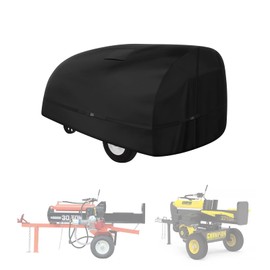 Cartist Log Splitter Cover Waterproof (94.5"L X 49.6"W X 41.7"H) Suitable for 15-45 ton log splitter cover All Weather Protection Resistant to rain,snow,wind,UV wood splitter cover- black