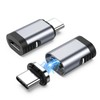 USB TYPE-C Converter Adapter, Flat Magnet, USB 3.1, 40Gbps, PD140W,