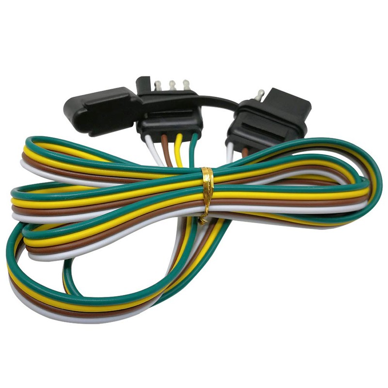 CARROFIX - Extensión plana de 4 cables de 60 pulgadas
