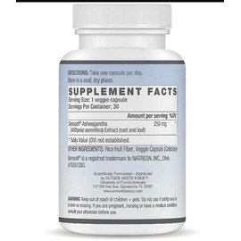 OMI WellBeauty Organic Ashwagandha Naomi Whittel 30 Day Supply - NEW - SEALED