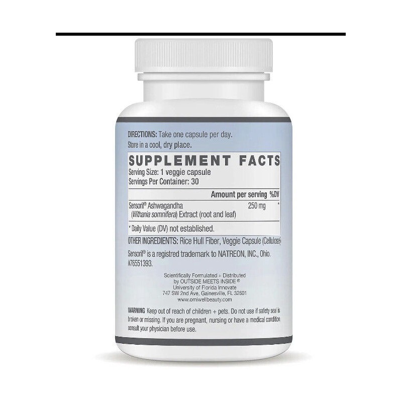 OMI WellBeauty Organic Ashwagandha Naomi Whittel 30 Day Supply -