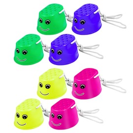 TOYANDONA Kids Balance Blocks Toy Kids Stilts Toys 8pcs Stepping Stones stepping stones for kids stepping stones balance stepping stones for Kids Stackable Outdoor Games Trainers Toys Kids Stilts Toy