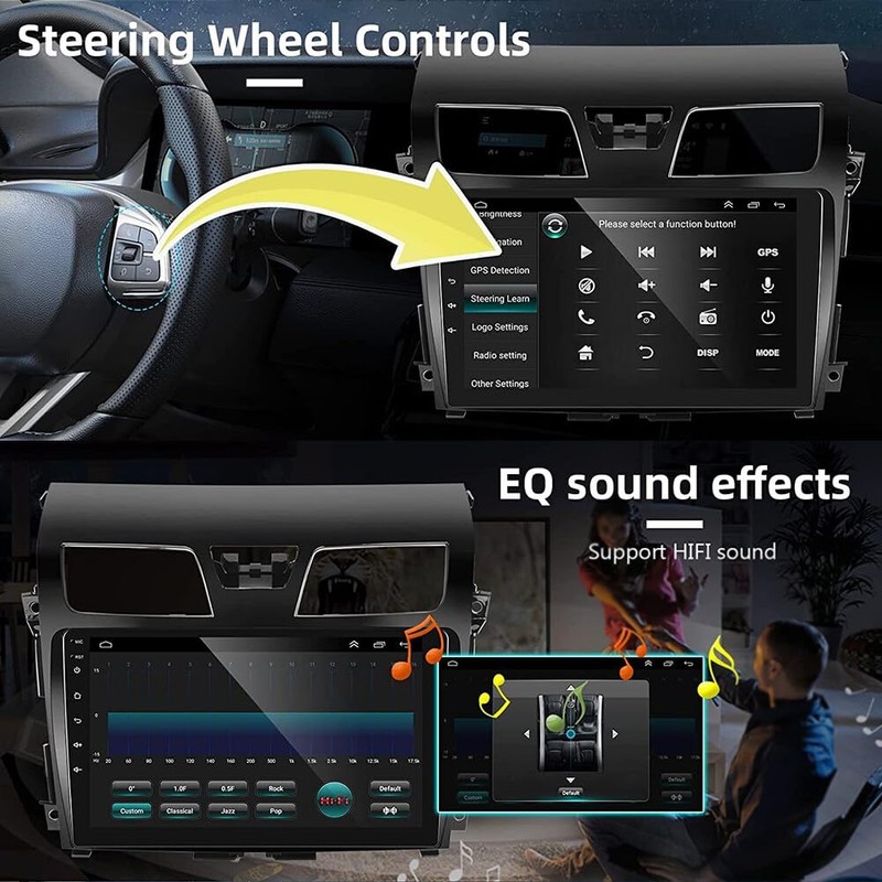 Radio for Nissan Altima 2013 2014 2015-10.1'' Wireless Apple Carplay