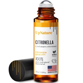 UpNature Citronella Oil Roll On – 100% Natural Citronella Essential Oil for Skin - Camping Essentials