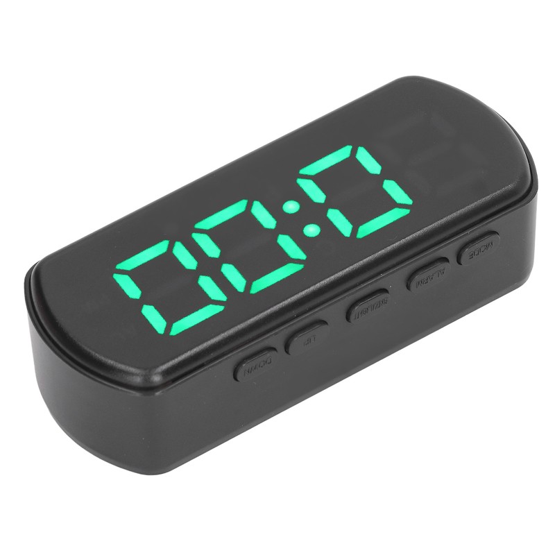 Digital Alarm Clocks Snooze Temperature 12 24Hr Small Electronic Desk