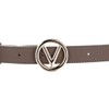 VALENTINO Round Belt W120 Taupe/Oro - Can be Shortened, Taupe