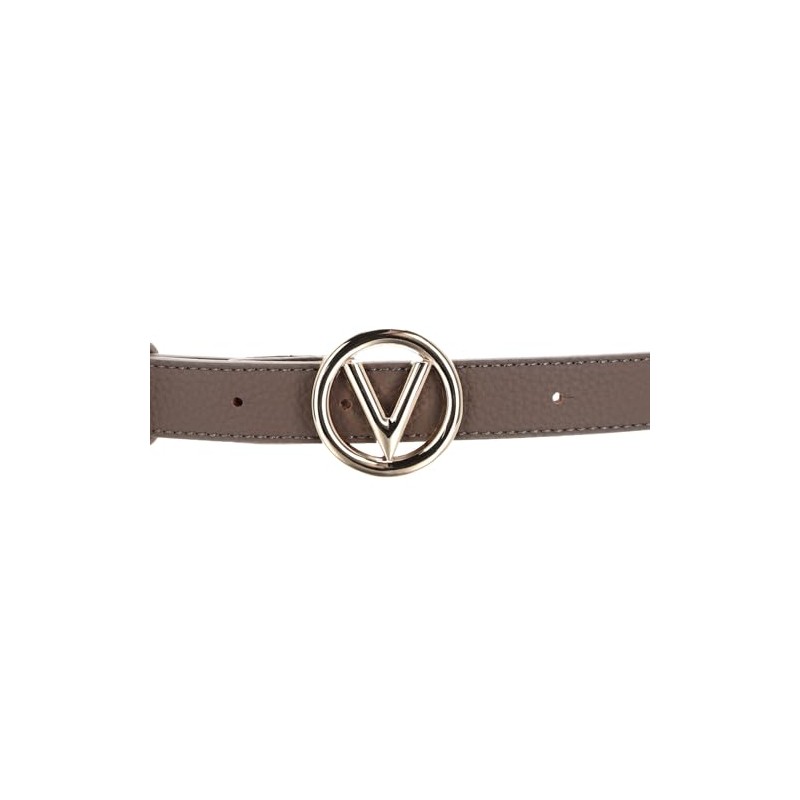 VALENTINO Round Belt W120 Taupe/Oro - Can be Shortened, Taupe