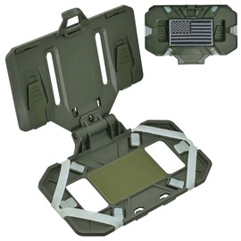 tactifans Tactical Plate Carrier Phone Mount, Universal Molle Phone Holder,Tactical Phone Holder Foldable Navigation Board for Tactical Vest Attachments