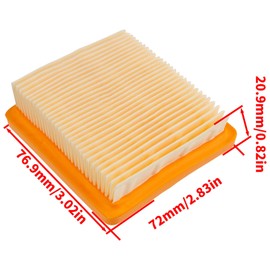 Ferilter FS91R Air Filter Fuel Filter Tune up Kit for Stihl Weed Eater FS 91R FS91 FS131R FS89 FS89R FS111 R Trimmer BT131 HT102 KM91R Pole Saw Kombi Engine Air Filter Parts for Stihl 4180 141 0300