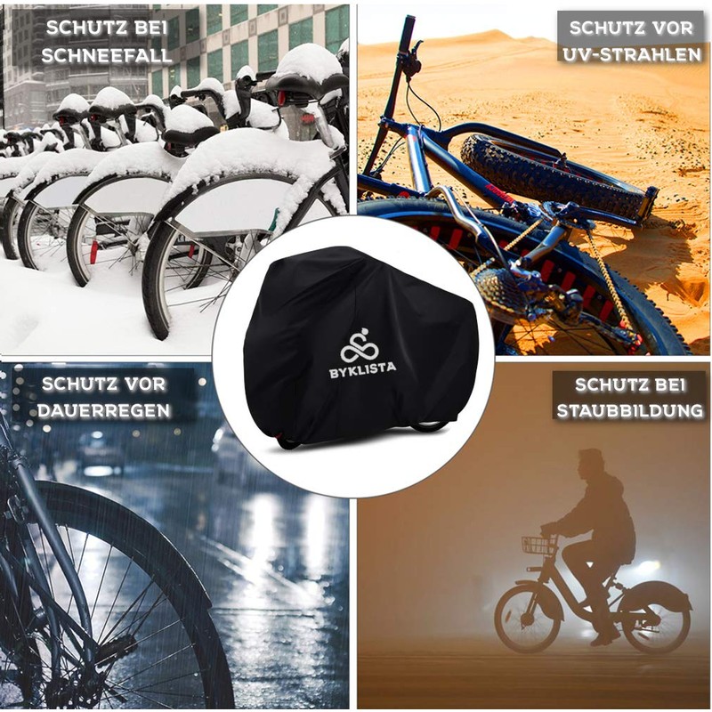 BYKLISTA Bicycle Garage Bicycle Cover Waterproof Made of Tear-Resistant Oxford
