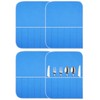 Weewooday Silver Storage Bags Anti Tarnish Silver Protector Bags Blue