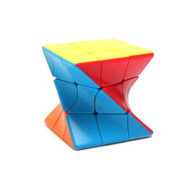 Twist Skewb Cube 3x3，3D Brain Teasers Stickereless Speed Cube for Speed Cube Enthusiasts (3X3)