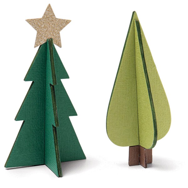 Sizzix Tree Ornaments by Chapter Sizzx Bigz Cutting Dies Tree