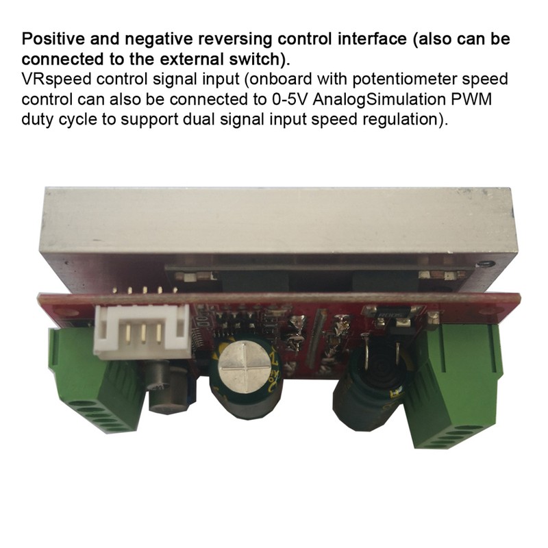 DC6-60V 400W BLDC Three Phase Direct-Current Brushless Motor Controller High