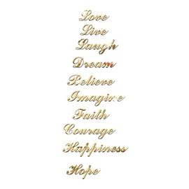 Stairway Decals, Stair Risers Stickers Self-Adhesive Stairs Risers Stickers Wall Murals Staircase Stickers Wallpaper Decor(Gold)