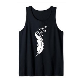 Flying Birds Bird Feather Gift for Men Women Kids Boys Girls Tank Top