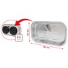 KS Tools 800.0151 Stainless steel magnetic tray, 140x240mm