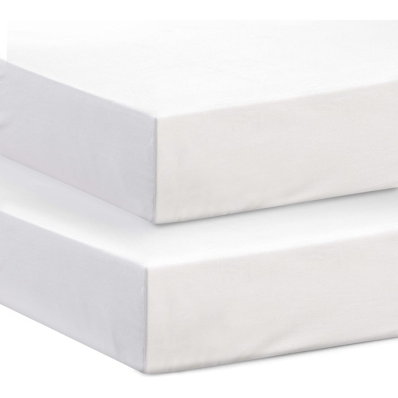 2 x Next to Me Compatible Crib Fitted Sheets (85