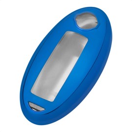 TANGSEN Key Fob Case Blue TPU Cover Compatible with Infiniti EX FX G JX M Q QX for Nissan 370Z Altima Armada Cube GT-R Juke Leaf Maxima Murano Quest Rogue SENTRA Titan XD Versa Keyless Entry Remote