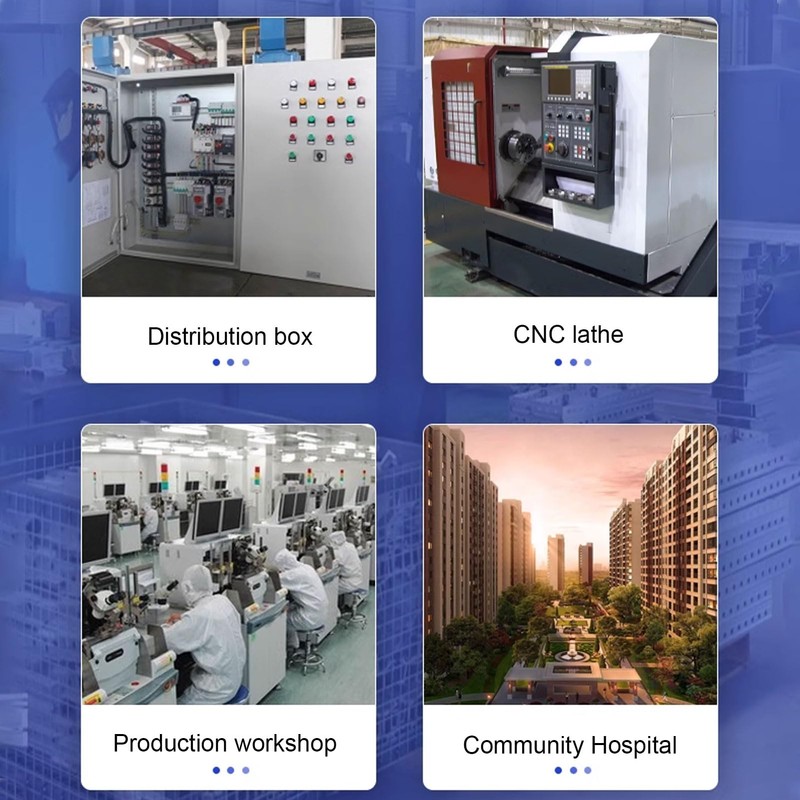 DIN Rail Indicator Light, Compact Red Yellow Green LED Indicator